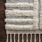 Loloi Rugs Khalid Collection Rug in Ivory, Sky - 7'9" x 9'9"