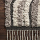 Loloi Rugs Khalid Collection Rug in Stone, Charcoal - 7'9" x 9'9"
