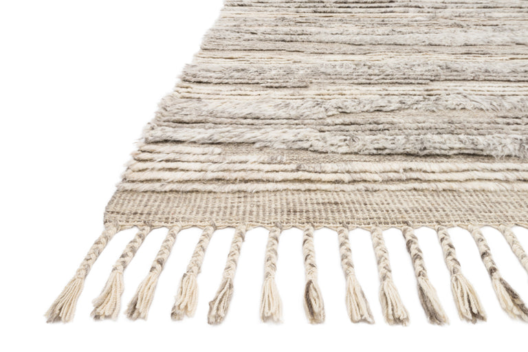 Loloi Rugs Khalid Collection Rug in Natural, Ivory - 5'6" x 8'6"