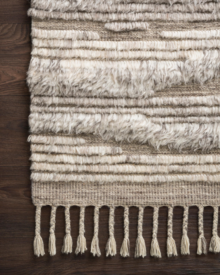 Loloi Rugs Khalid Collection Rug in Natural, Ivory - 7'9" x 9'9"