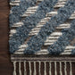 Loloi Rugs Khalid Collection Rug in Blue, Pewter - 9'6" x 13'6"