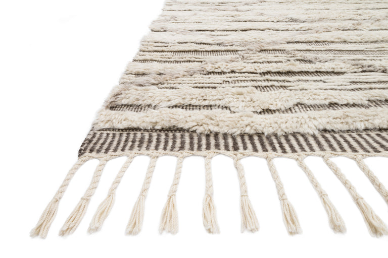 Loloi Rugs Khalid Collection Rug in Ivory, Taupe - 9'6" x 13'6"