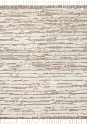 Loloi Rugs Khalid Collection Rug in Ivory, Taupe - 9'6" x 13'6"