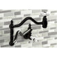 Kingston Brass Pot Filler in Matte Black, KS2100PX