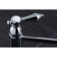 Kingston Brass Heirloom Two-Handle 1-Hole Wall Mounted Pot Filler Faucet in Polished Chrome, KS3101BAL