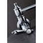 Kingston Brass Heirloom Two-Handle 1-Hole Wall Mounted Pot Filler Faucet in Polished Chrome, KS3101BAL