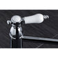 Kingston Brass Bel-Air Two-Handle 1-Hole Wall Mounted Pot Filler Faucet In Polished Chrome, KS3101BPL