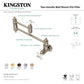 Kingston Brass Two-Handle 1-Hole Wall Mount Pot Filler in Polished Chrome, KS3101PX