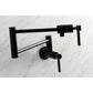 Kingston Brass Pot Filler in Matte Black, KS4100DL