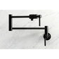 Kingston Brass Pot Filler in Matte Black, KS4100DL