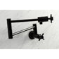 Kingston Brass Pot Filler in Matte Black, KS4100DX