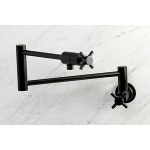 Kingston Brass Pot Filler in Matte Black, KS4100DX