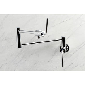 Kingston Brass Pot Filler in Polished Chrome, KS4101ZL