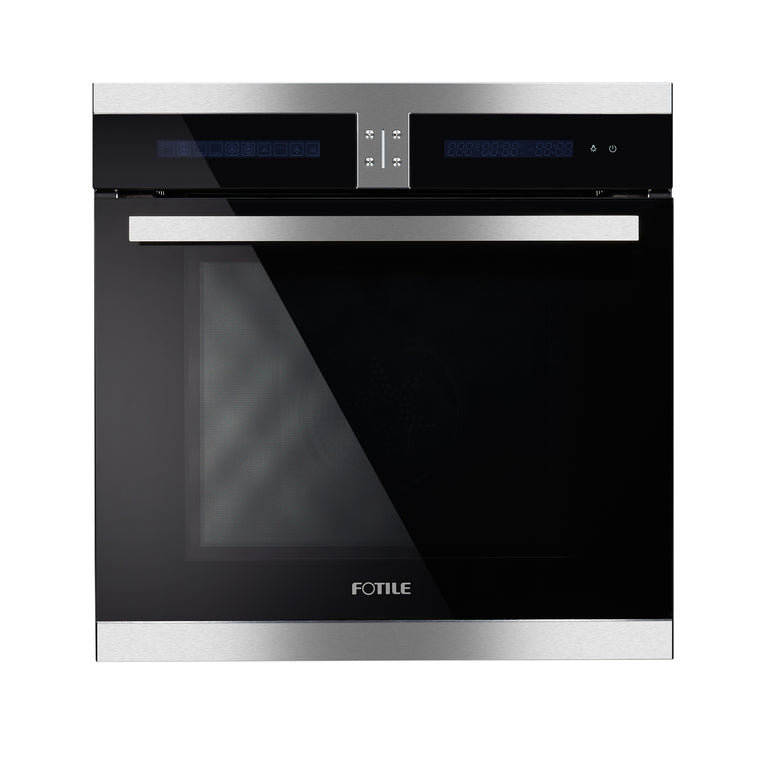 Fotile 24 in. Built-in Convection Oven in Tempered Glass and Stainless Steel, KSS7002A