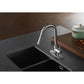 Kingston Brass Concord Pull-Down Sprayer Kitchen Faucet In Polished Chrome, LS8621DL