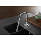 Kingston Brass Concord Pull-Down Sprayer Kitchen Faucet In Polished Chrome, LS8621DL