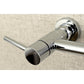 Kingston Brass Concord Wall Mounted Pull-Down Sprayer Kitchen Faucet In Polished Chrome, GS8181DL
