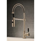 Kingston Brass Kaiser Pull-Down Sprayer Kitchen Faucet In Brushed Nickel, LS8778DKL