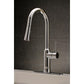 Kingston Brass New York Pull-Down Sprayer Kitchen Faucet In Polished Chrome, LS2721NYL