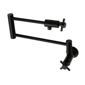Kingston Brass Pot Filler in Matte Black, KS4100DX