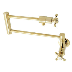 Kingston Brass Pot Filler in Polished Brass, KS4102BX
