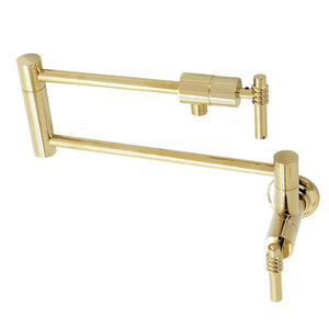 Kingston Brass Pot Filler in Polished Brass, KS4102ML