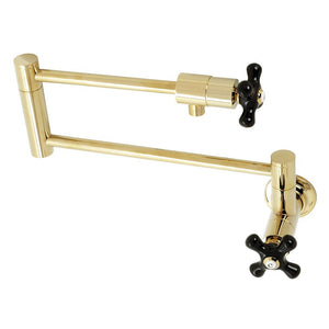 Kingston Brass Pot Filler in Polished Brass, KS4102PKX