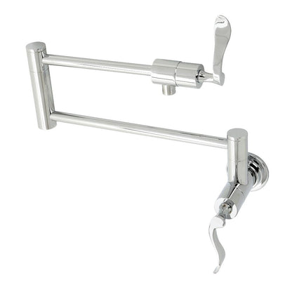Kingston Brass Pot Filler in Polished Chrome, KS4101CFL