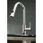 Kingston Brass Single-Handle Pull-Down Sprayer Kitchen Faucet in Polished Chrome, LS8721DL