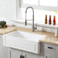 Kingston Brass 36 In. Apron Front Farmhouse Single Bowl Kitchen Sink, Matte White, GKFA361810LD