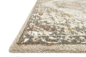 Loloi Rugs Landscape Collection Rug in Sand, Graphite - 7'7" x 10'6"