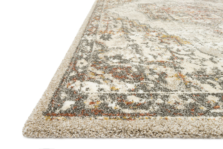 Loloi Rugs Landscape Collection Rug in Sand, Graphite - 8'10" x 12'7"