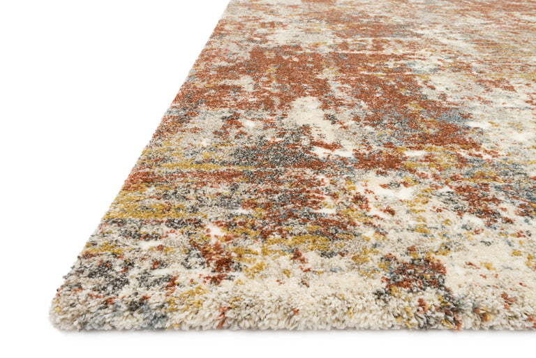 Loloi Rugs Landscape Collection Rug in Rust - 8'10" x 12'7"