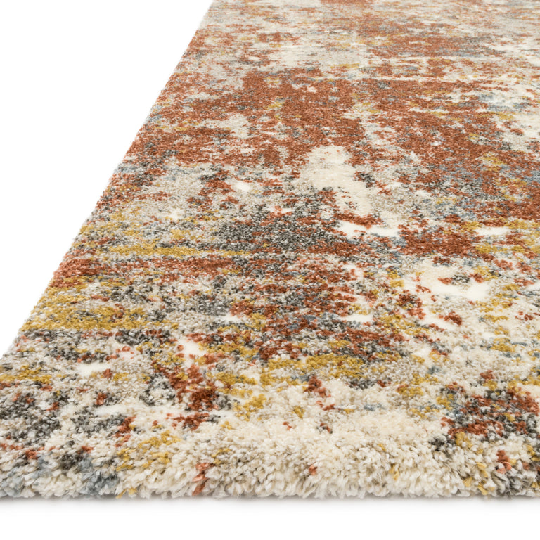 Loloi Rugs Landscape Collection Rug in Rust - 7'7" x 10'6"