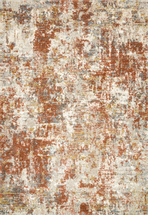 Loloi Rugs Landscape Collection Rug in Rust - 7'7" x 10'6"