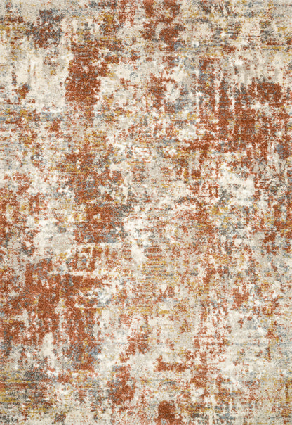 Loloi Rugs Landscape Collection Rug in Rust - 7'7" x 10'6"