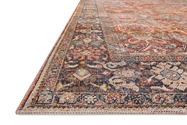 Loloi II Layla Collection Rug in Spice, Marine - 9'0" x 12'0"