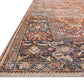 Loloi II Layla Collection Rug in Spice, Marine - 2'3" x 3'9"