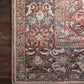 Loloi II Layla Collection Rug in Spice, Marine - 2'0" x 5'0"