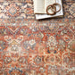 Loloi II Layla Collection Rug in Spice, Marine - 2'0" x 5'0"