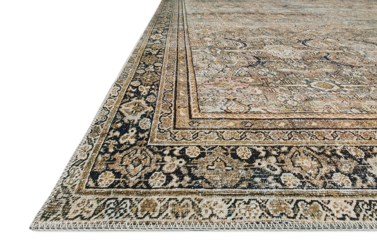Loloi II Layla Collection Rug in Olive, Charcoal - 2'0" x 5'0"