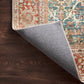 Loloi II Layla Collection Rug in Ocean, Rust - 5' x 7'6"