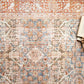 Loloi II Layla Collection Rug in Ocean, Rust - 2'6" x 12'0"