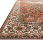 Loloi II Layla Collection Rug in Ocean, Multi - 3'6" x 5'6"