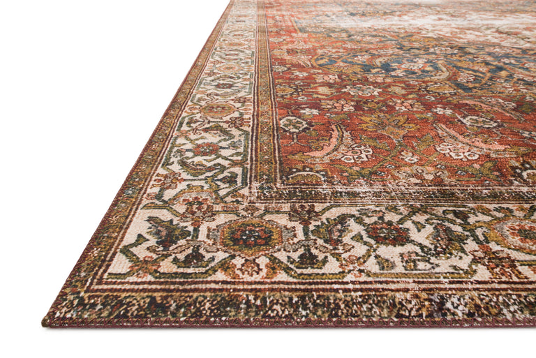 Loloi II Layla Collection Rug in Ocean, Multi - 9'0" x 12'0"