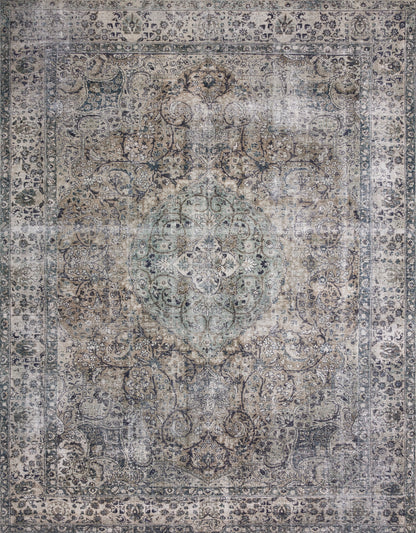 Loloi II Layla Collection Rug in Taupe, Stone - 2'0" x 5'0"