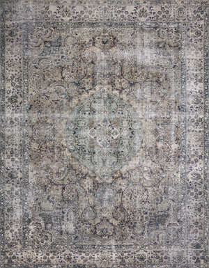 Loloi II Layla Collection Rug in Taupe, Stone - 2.5' x 7'6"