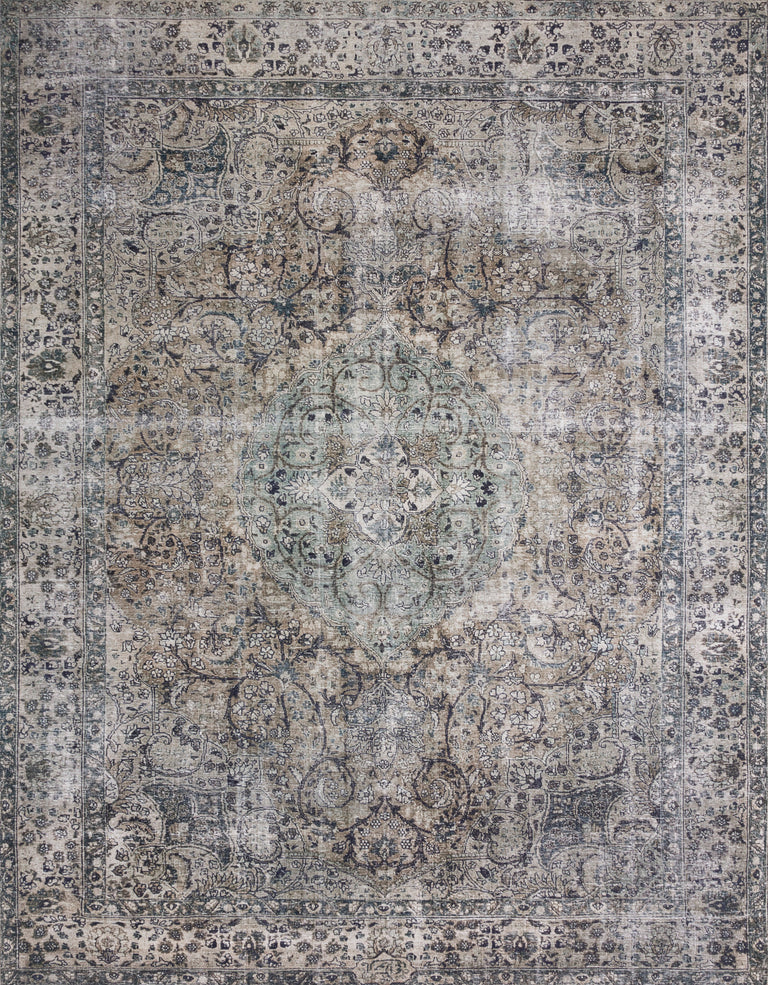 Loloi II Layla Collection Rug in Taupe, Stone - 9'0" x 12'0"