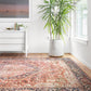 Loloi II Layla Collection Rug in Red, Navy - 5' x 7'6"