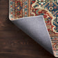Loloi II Layla Collection Rug in Cobalt Blue, Spice - 2'6" x 9'6"